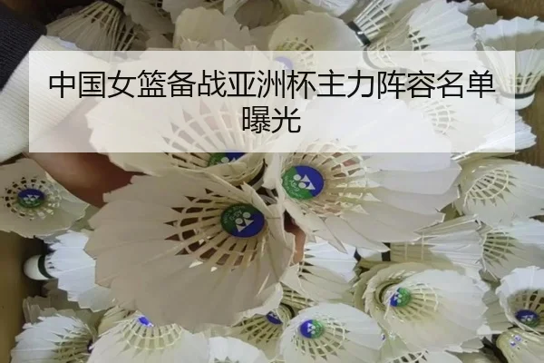 中国女篮备战亚洲杯主力阵容名单曝光